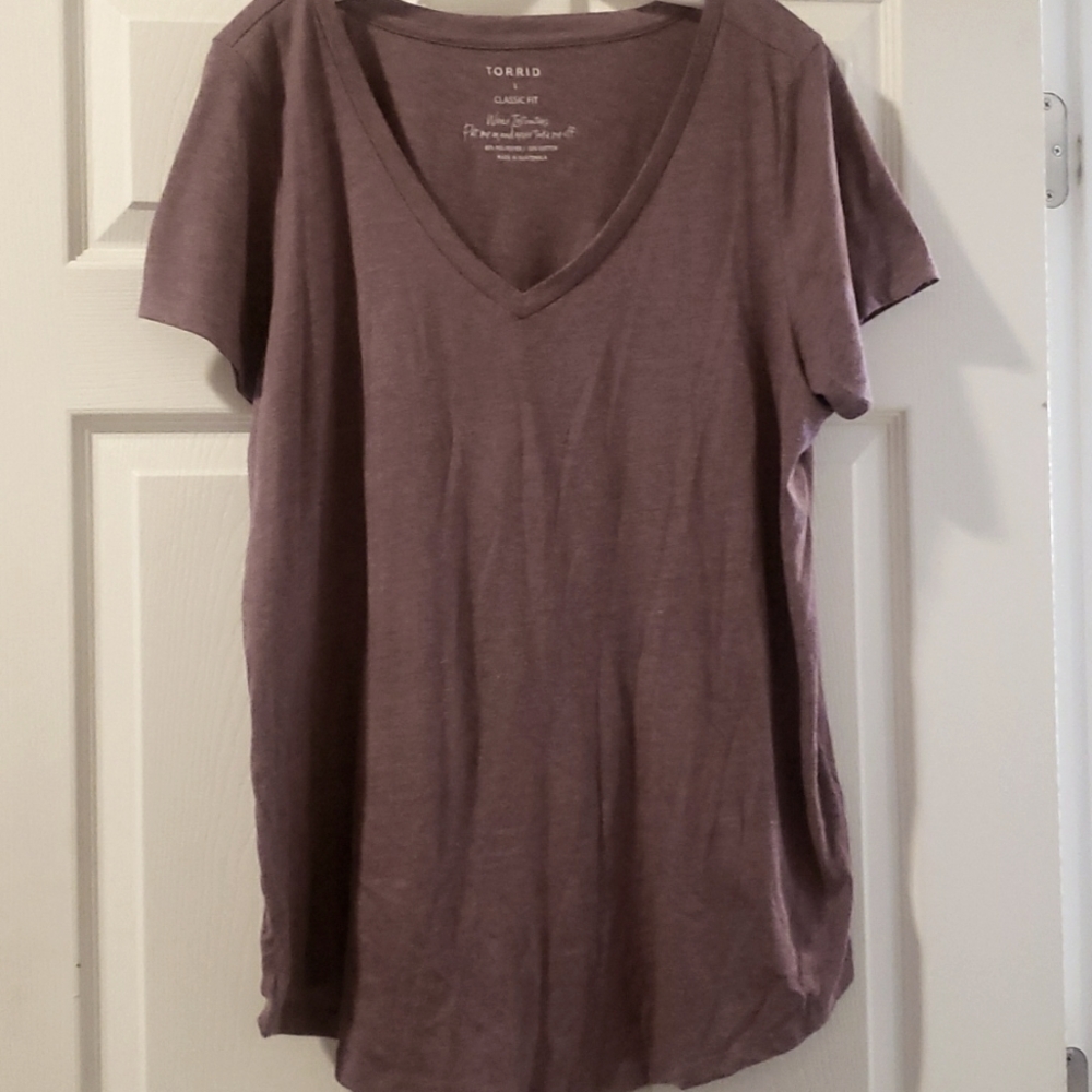 Violet Torrid Jersey Tee